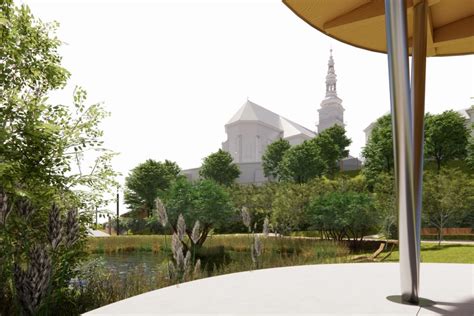 Zelená oddychová zóna v meste