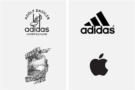 Ilustrácia rôznych známych logotypov firiem