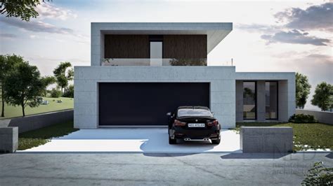 Ilustračná fotografia rodinného domu s modernou architektúrou