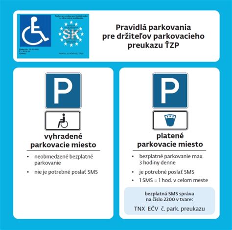 Ilustrácia parkovacieho preukazu pre držiteľov ZŤP
