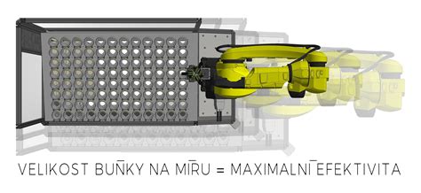 Diagram braillovskej bunky so šiestimi bodmi