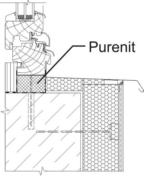 Purenit pod prahom vchodových dverí