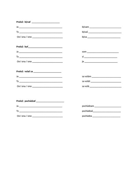 Dve karty s jasným vizuálnym odlíšením slovies 