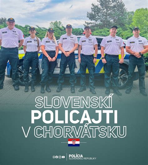 Slovenskí policajti pri práci
