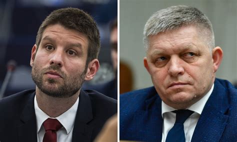 Robert Fico a Michal Šimečka