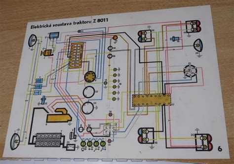 Diagram elektrického obvodu štartovania motocykla