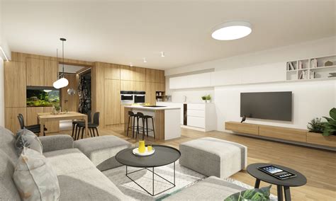 Interiér bytu s potenciálom rekonštrukcie