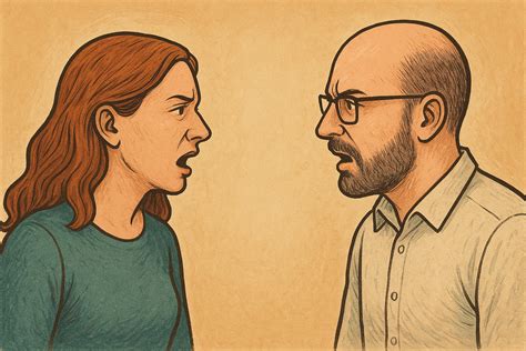 Ilustrácia znázorňujúca staršieho muža a mladšiu ženu, naznačujúca tému vekového rozdielu vo vzťahoch.