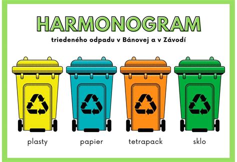 Ilustrácia zberu separovaného odpadu