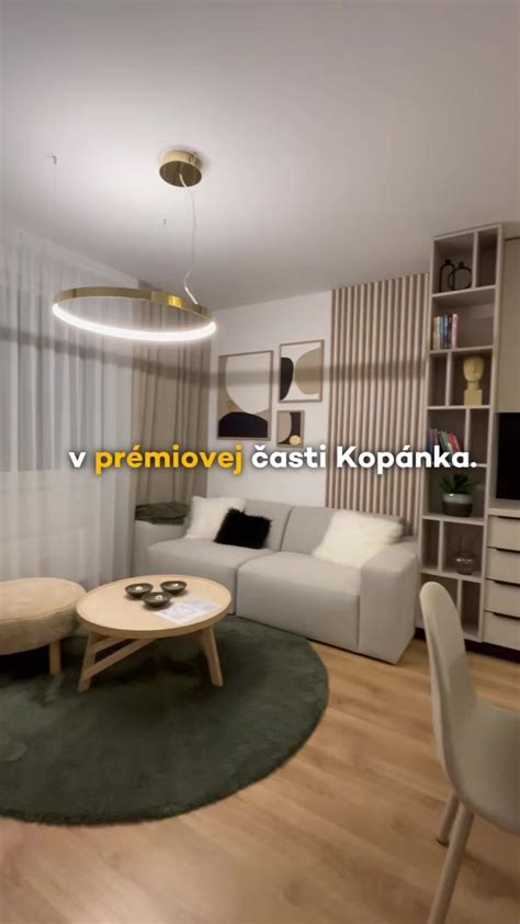 2-izbový byt moderný interiér