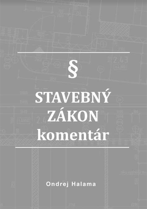 Architektonická kresba nového stavebného zákona