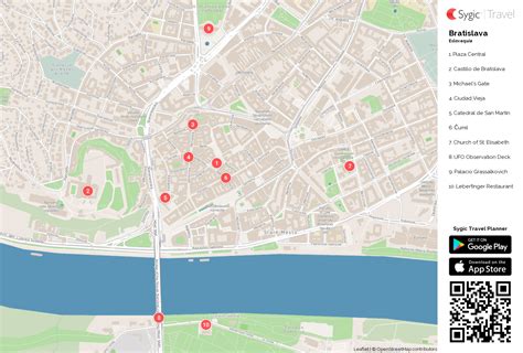 Mapa Bratislavy s vyznačenou lokalitou Petržalka City