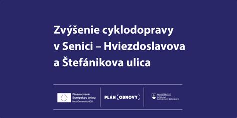 Ulica Hviezdoslavova v Senici