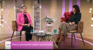 Schéma znázorňujúca práva a povinnosti po rozvode