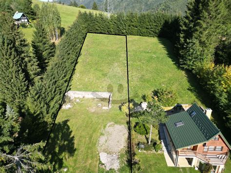 Fotografia lesného pozemku s potenciálom pre výstavbu chaty