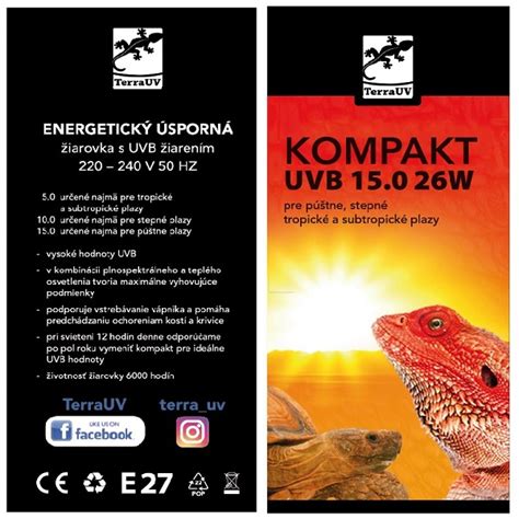 Ilustrácia špeciálnej UVB žiarovky pre teráriá