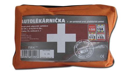 Ilustrácia autolekárničky v plastovom obale