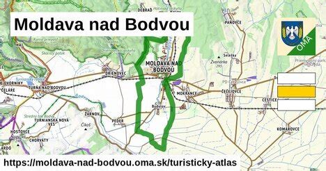 Mapa Moldavy nad Bodvou