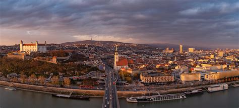 Panorama Bratislavy z výšky