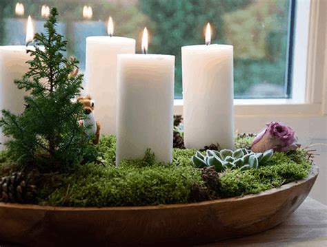 Adventný veniec z machu