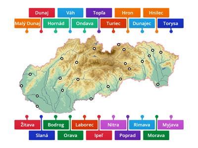 Mapa údolia rieky Omo