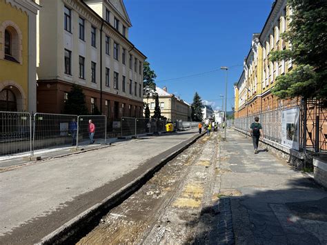 Ulica 1. mája v Púchove