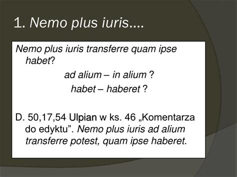 Ilustrácia zásady Nemo Plus Iuris