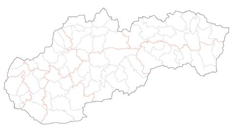 Mapa Slovenska s vyznačenými regiónmi s najvyššou cenou ornej pôdy