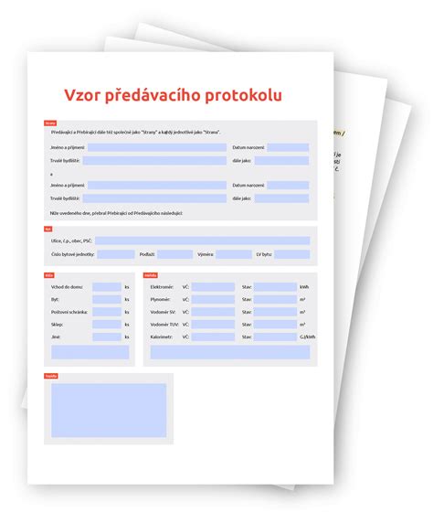 Ilustrácia kľúčov od bytu a preberacieho protokolu