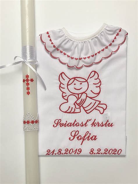Krstná sviečka a košieľka