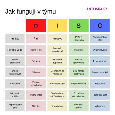 Infografika zobrazujúca rôzne typy osobností žien