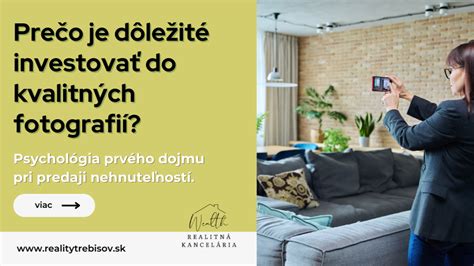 Príklad kvalitných fotografií bytu