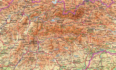 Mapa Záhoria s vyznačenými oblasťami Lozorno, Stupava a Malacky