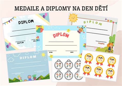 Diplomy a medaile
