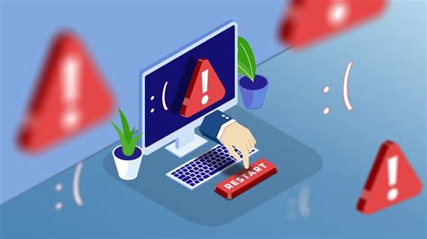 Ilustrácia spomaleného počítača s rôznymi ikonami problémov