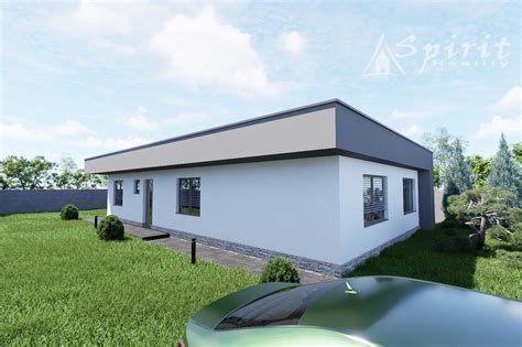 Moderný rodinný dom v štádiu holodom