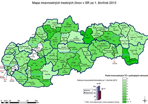 Mapa trestných činov v Slovenskej republike