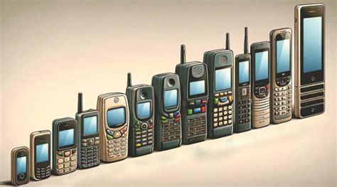 Ilustrácia rôznych mobilných telefónov s nastavenými zvoneniami