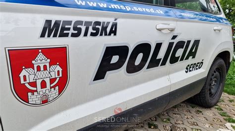 Značka označujúca oblasť pôsobnosti mestskej polície