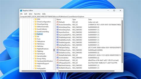 Ilustrácia znázorňujúca editor registra Windows