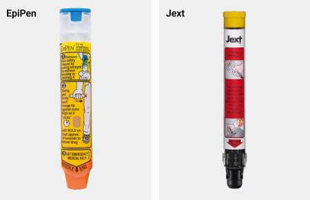 Obal lieku JEXT a EpiPen
