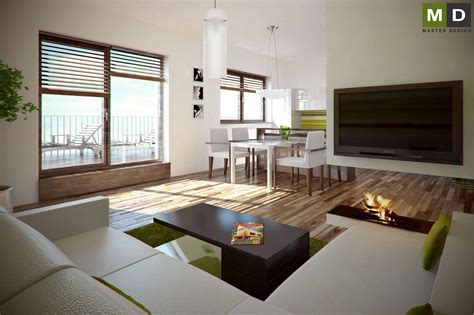 Interiér moderne zariadeného bytu