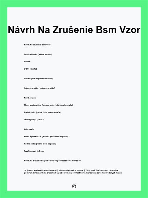 Grafické znázornenie dôvodov na zrušenie BSM