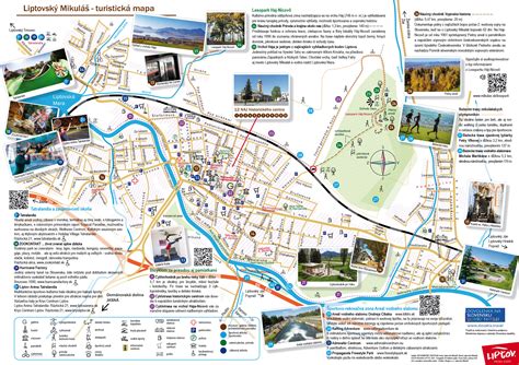 Mapa Liptovského Mikuláša s vyznačenou lokalitou Podbreziny
