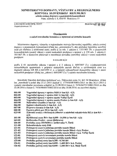 Schematické znázornenie stavebného konania