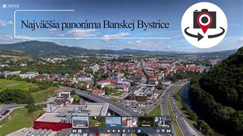 Panorama Banskej Bystrice s výhľadom na Jesenský vŕšok