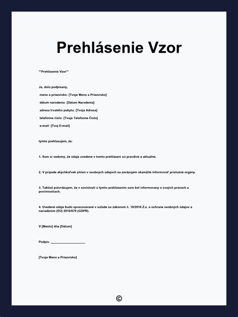 Infografika znázorňujúca kroky pri písaní čestného prehlásenia