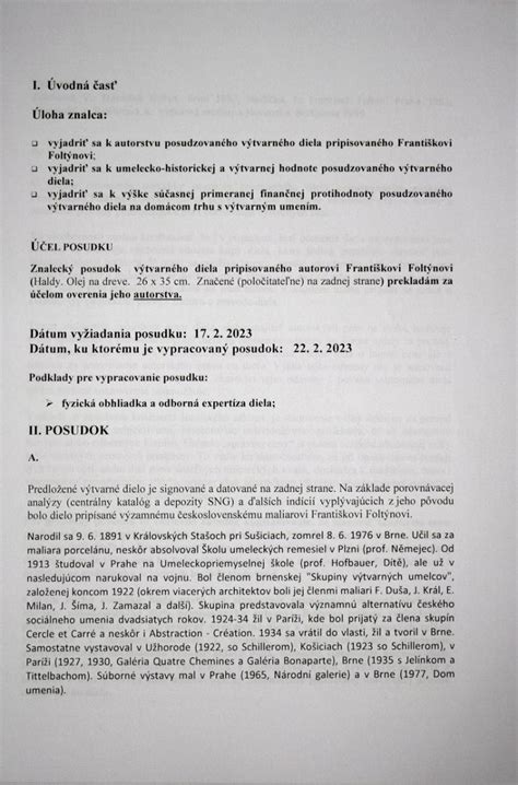 Ilustračný obrázok dokumentu so znaleckým posudkom