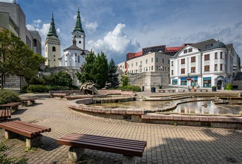 Námestie Andreja Hlinku v Ružomberku