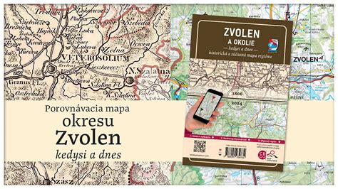 Mapa mesta Zvolen s vyznačenými oblasťami